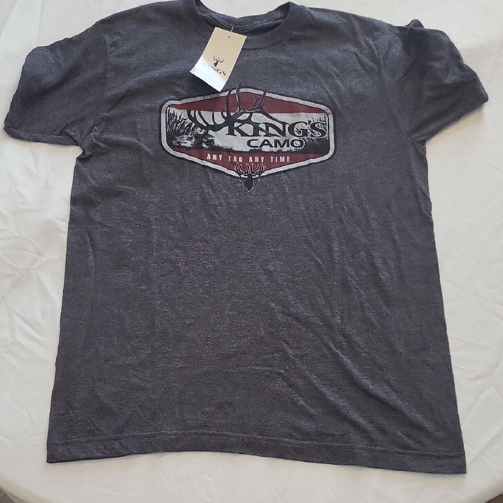 Kings Camo Men's Gray T-Shirt